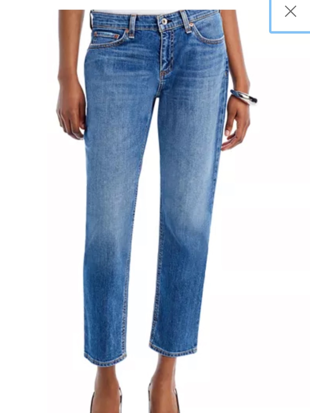 Rag & Bone Dre Low-Rise Slim Boyfriend Jean